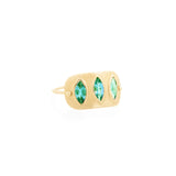 Emerald Plate Ring