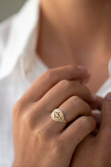 Diamond Eye Ring