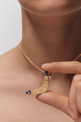Lapis Karma Pendant