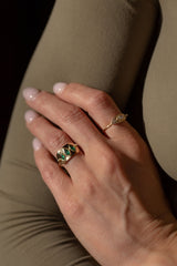 Diamond Eye Plate Ring