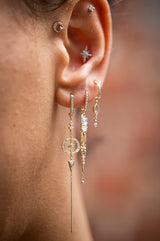 Long Merkabah Earrings