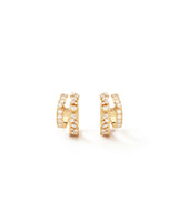 Under The Stars Diamond Hoops