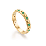 Celestial Emerald Star Band