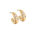 Fairy Dust Diamond Hoops