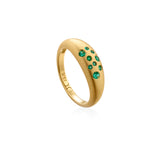 Fairy Dust Emerald Ring