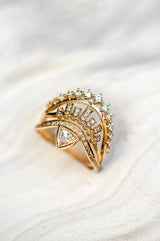 Big Crown Diamond Ring