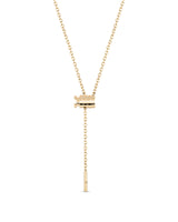 Gold Mini Latch Pendant
