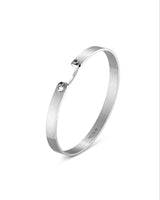Paris From The Sky GM Mood Bangle with Black Diamonds