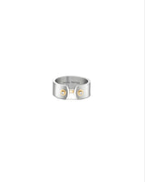 "Paris From Sky" Titanium Ring