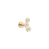 3 Round Diamond Piercing