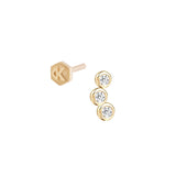 3 Round Diamond Piercing