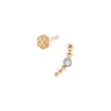 5 Ball Arc with Diamond Piercing
