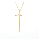 Large Diamond Thorn Necklace