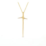 Large Diamond Thorn Necklace