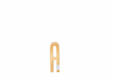 Slide Ribbed Pendant Initial "P"
