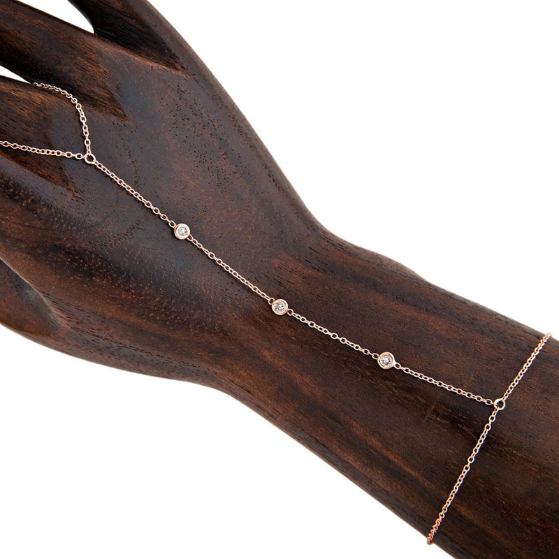 3 Diamond Hand Chain