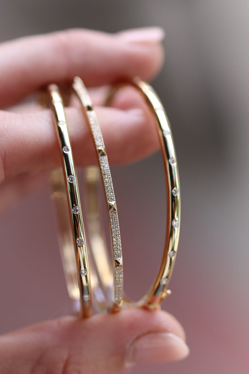 Thin Pyramid Bracelet