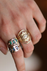 Emerald Plate Ring