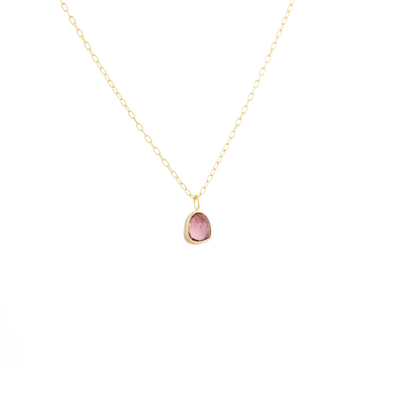 Pink Tourmaline Necklace