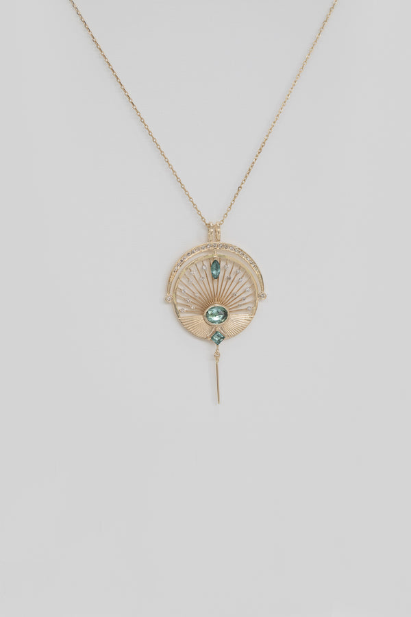 Goldie Sunrise Chain Necklace