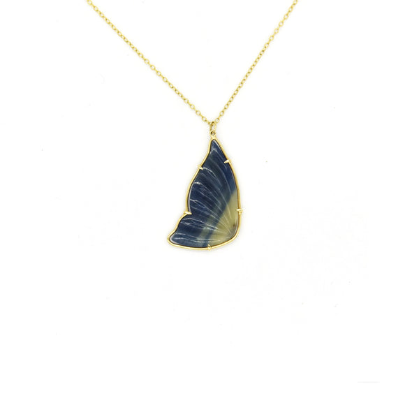 Sapphire Butterfly Wing Necklace
