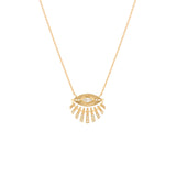Sun Eye Diamond Necklace