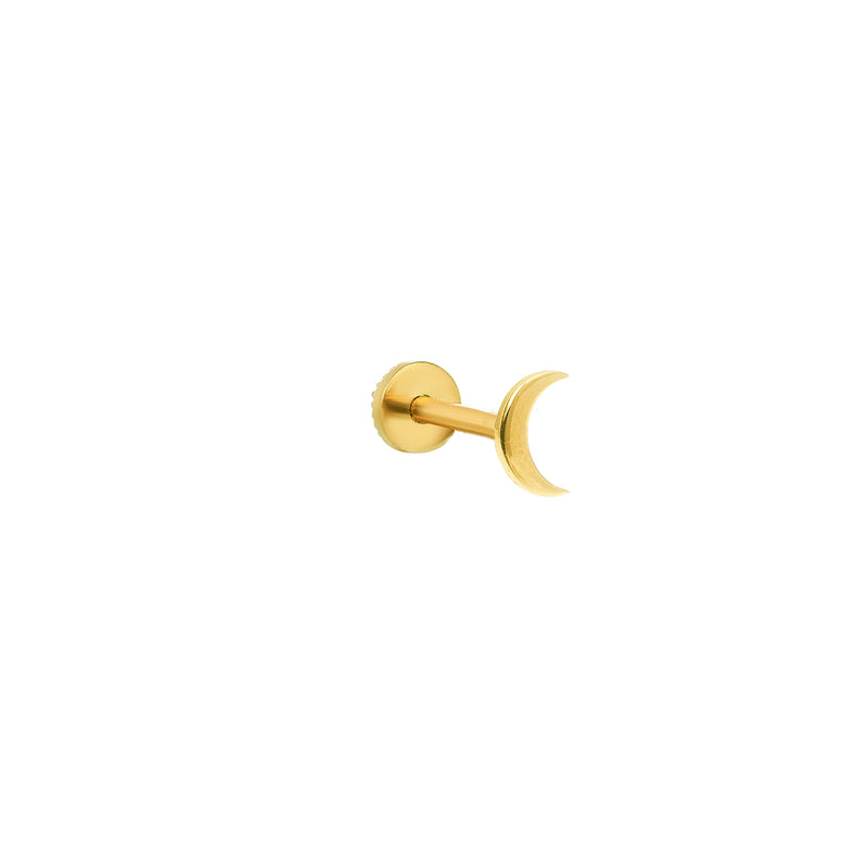 Moon Piercing Earring