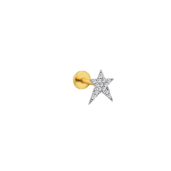 Starstruck Diamond Piercing Earring