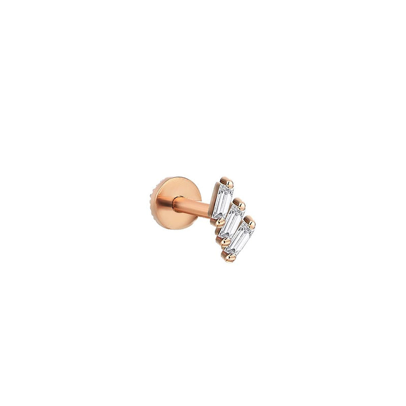 Baguette Arc Piercing Earring