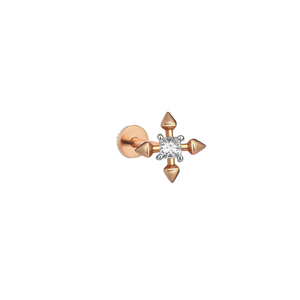 Four Arrow Princess Diamond Piercing Earring