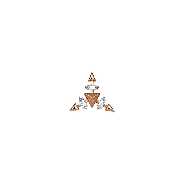 Triangle Diamond Stud