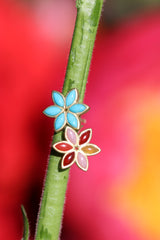 Into The West Turquoise Petal Stud