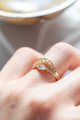 Baguette Crown Ring