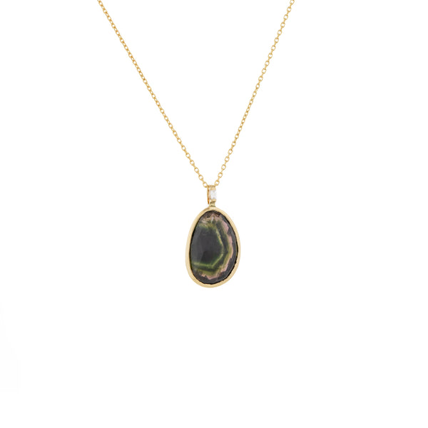 Bi-Color Tourmaline Necklace