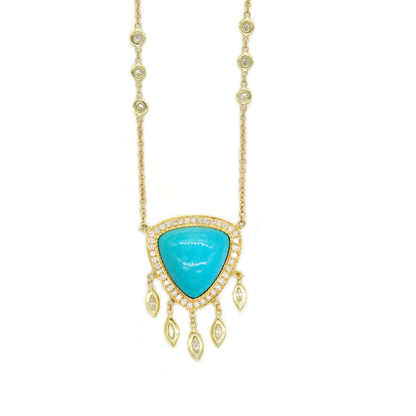 Turquoise Shaker Necklace