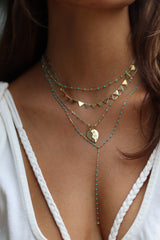 Gigi Clozeau Y Party Turquoise Necklace