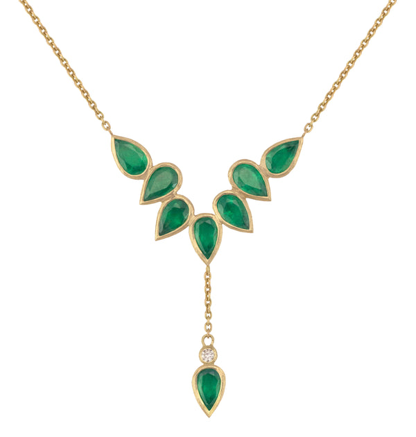 Emeral Petals Necklace
