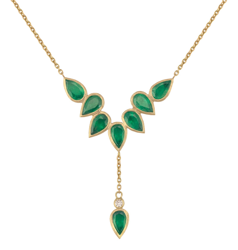 Emeral Petals Necklace