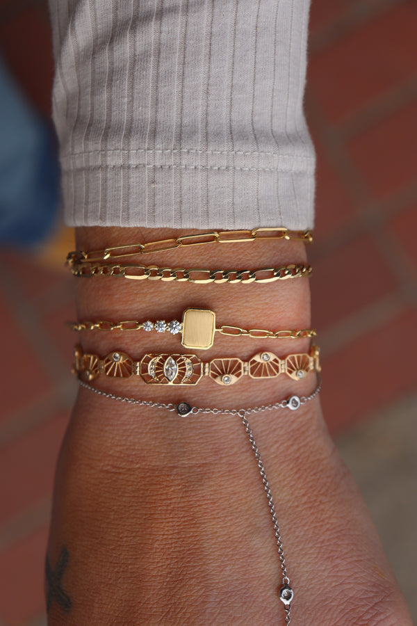 Mini Catherine Key Bracelet Willa Chain