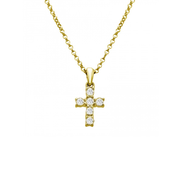 Small Diamond Cross