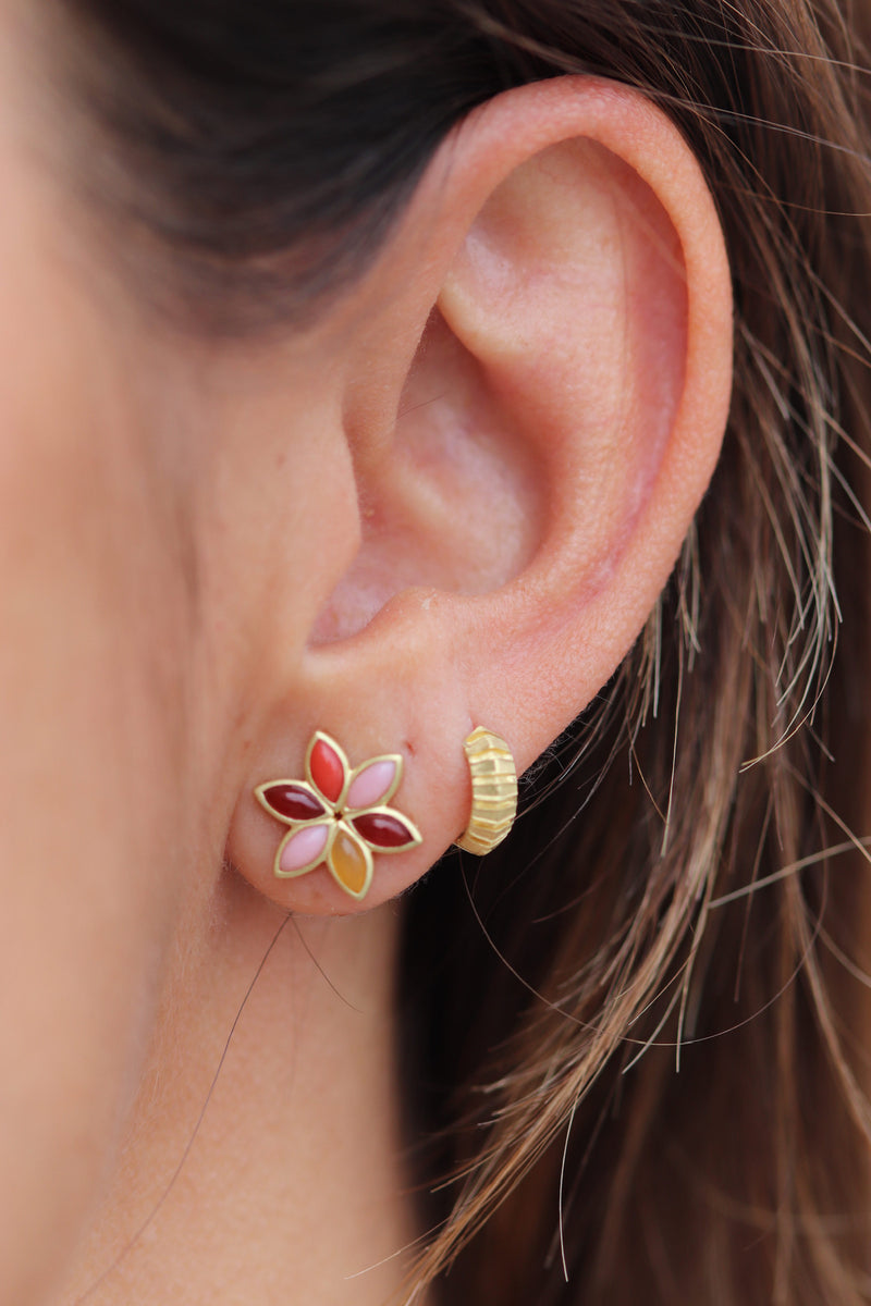 Desert Sunrise Petal Stud