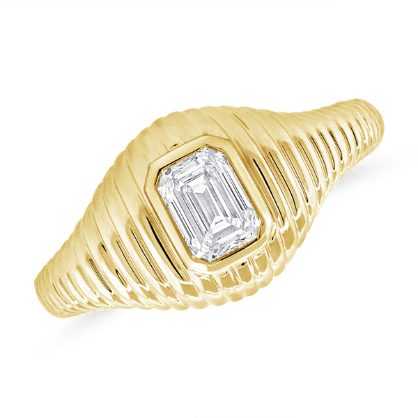 Emerald Signet Ring
