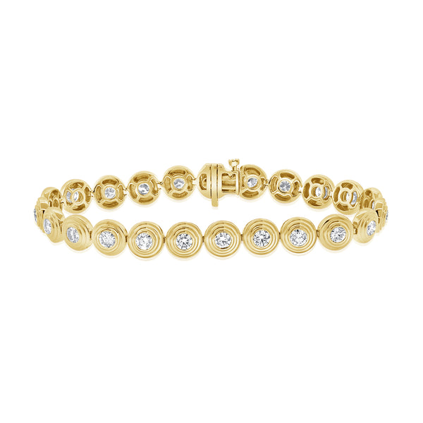 Staircase Bezel Bracelet