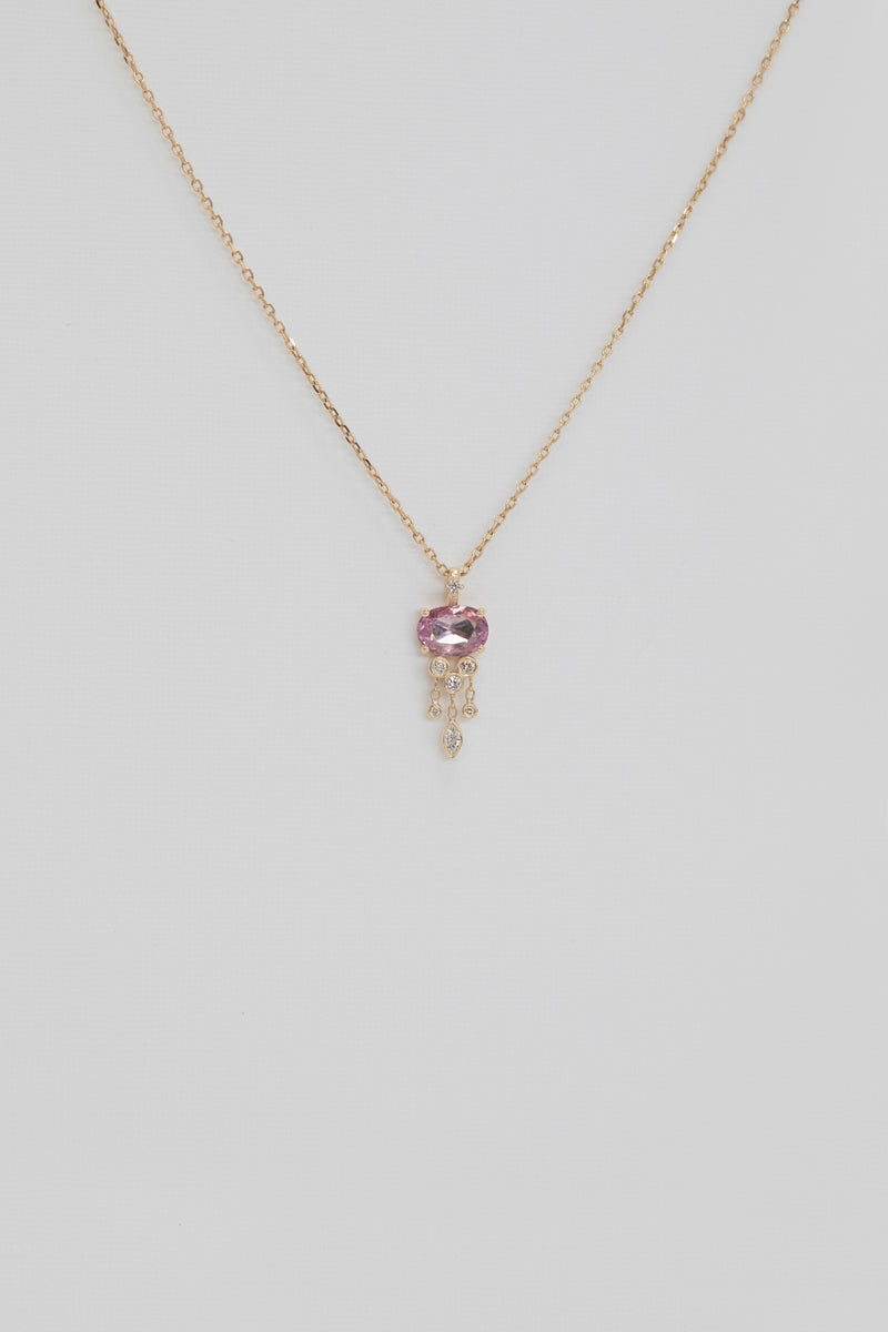 Sapphire Jelly Fish Necklace