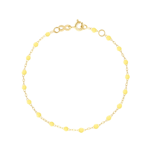 18k yellow gold classic Gigi bracelet in mimosa 7.5"