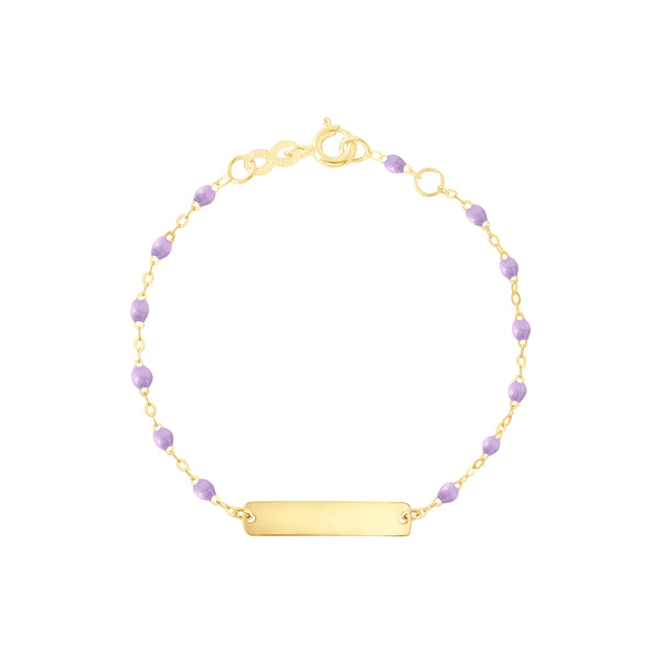 18k yellow gold classic little Gigi rectangle bracelet in li...