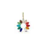 Rainbow Blossom Pendant