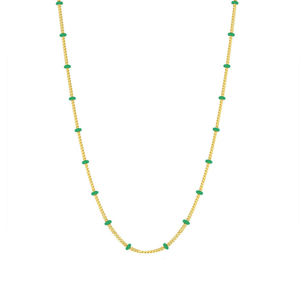 Beaded Enamel Chain