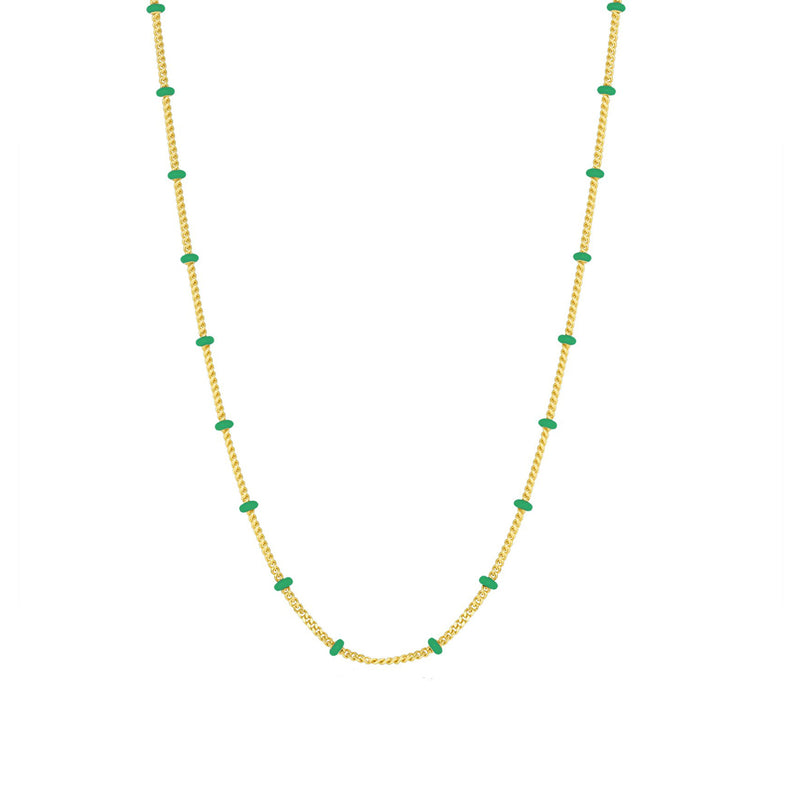 Beaded Enamel Chain