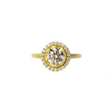 Signature Petal Halo Ring